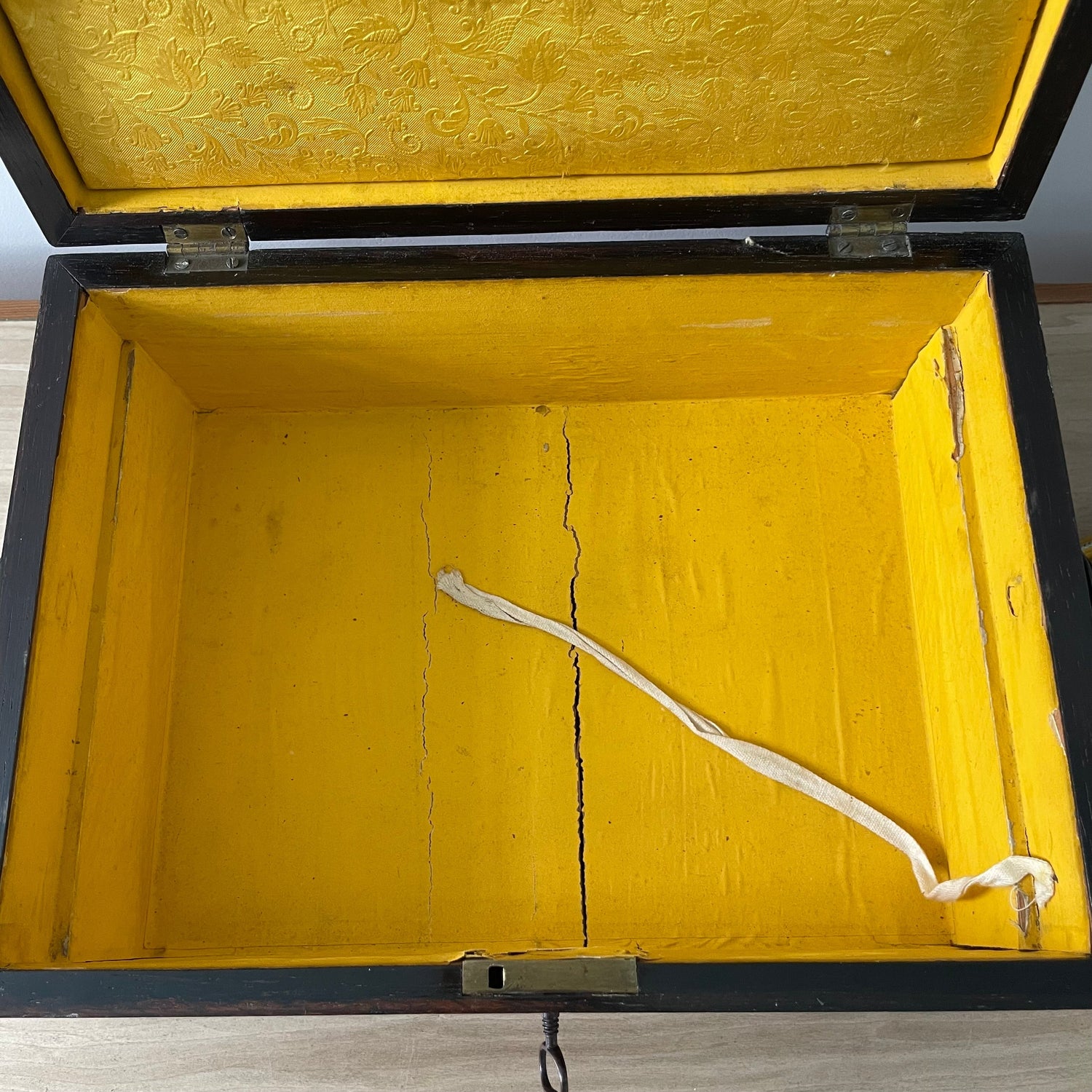 Antique Rosewood Sewing Box – Dated 1839 with Original Tools &amp; Provenance