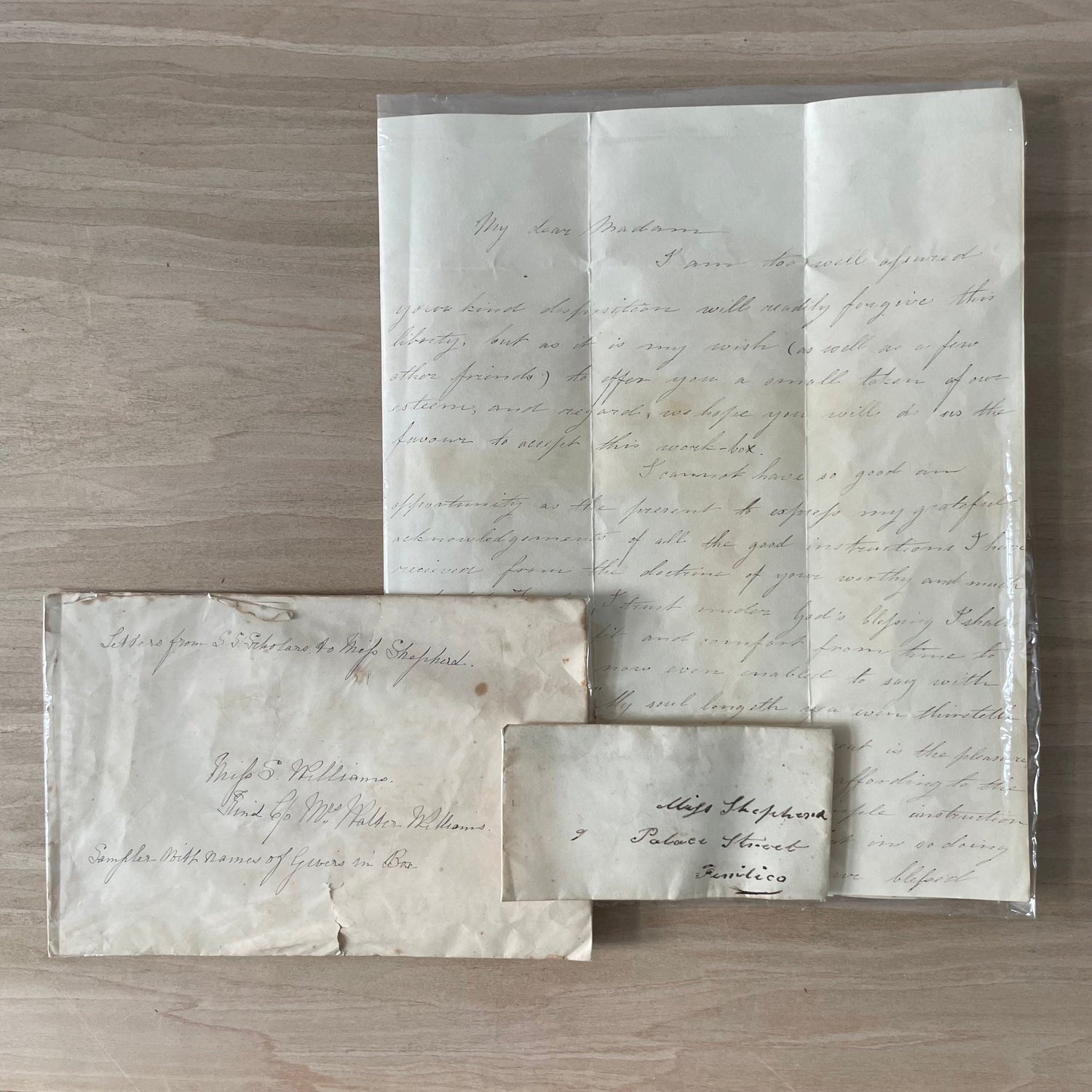 Antique Rosewood Sewing Box – Dated 1839 with Original Tools &amp; Provenance