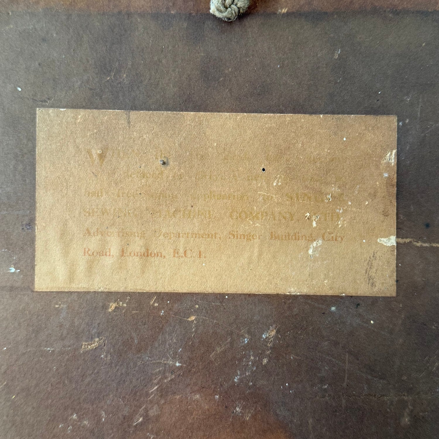 Vintage Singer Sewing Machines Advertising Cardboard Shop Display Sign