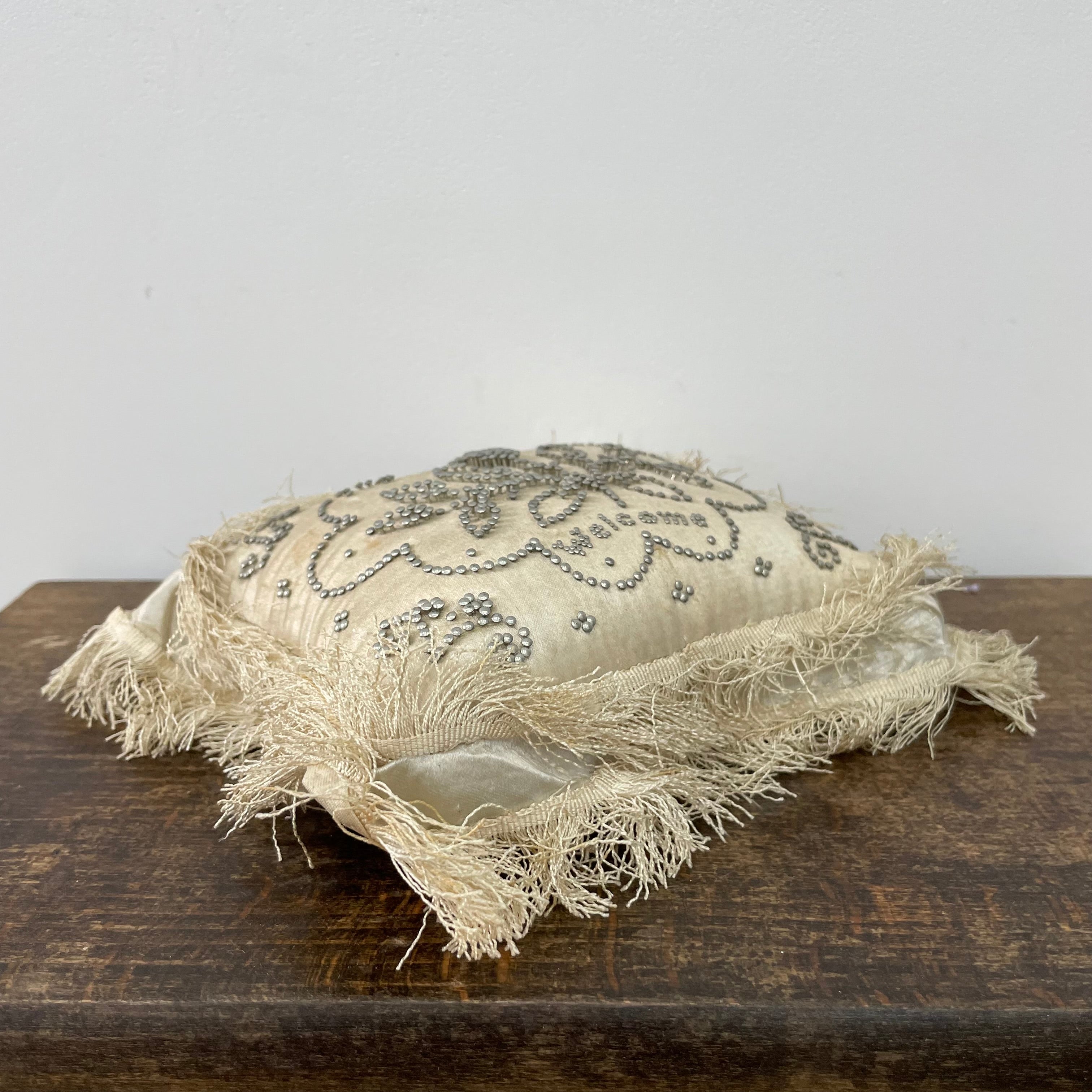 Antique Cream Silk Layette &