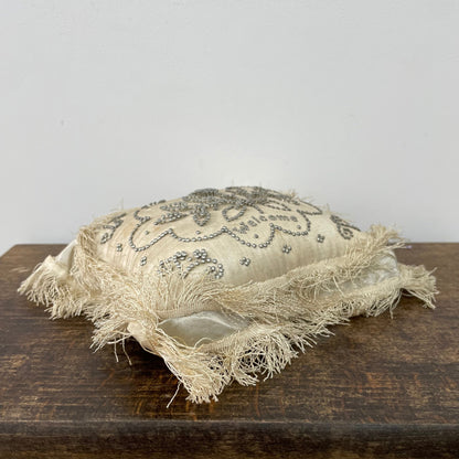 Antique Cream Silk Layette &