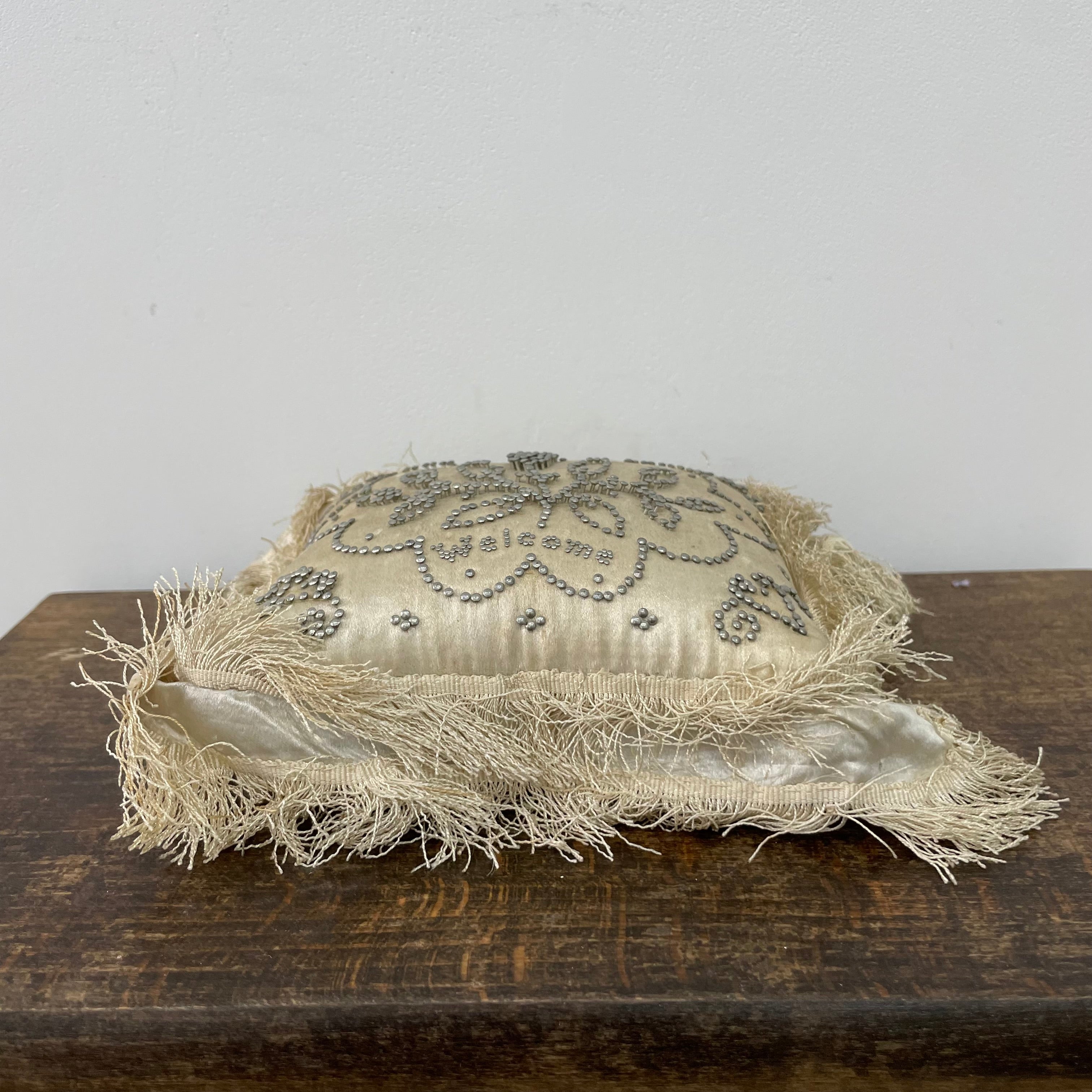 Antique Cream Silk Layette &