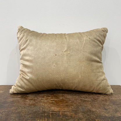 Antique Cream Silk Layette Pin Cushion - &