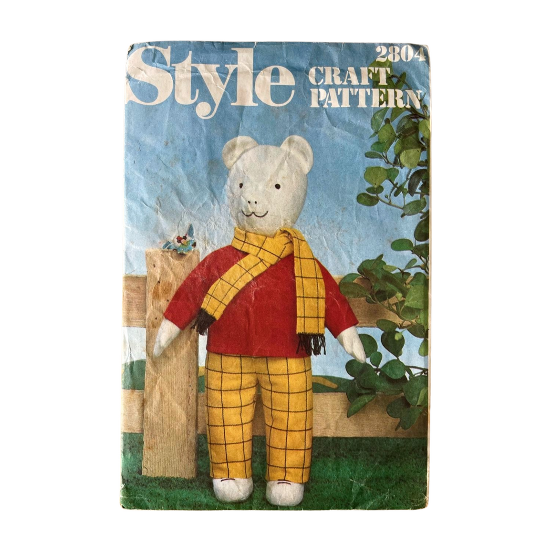 Style 2804 One Size Rupert Bear Toy