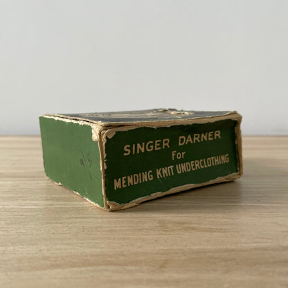 Singer Stocking Darner No. 35776 – Original Boxed Sewing Machine Attachment c. 1910-1925