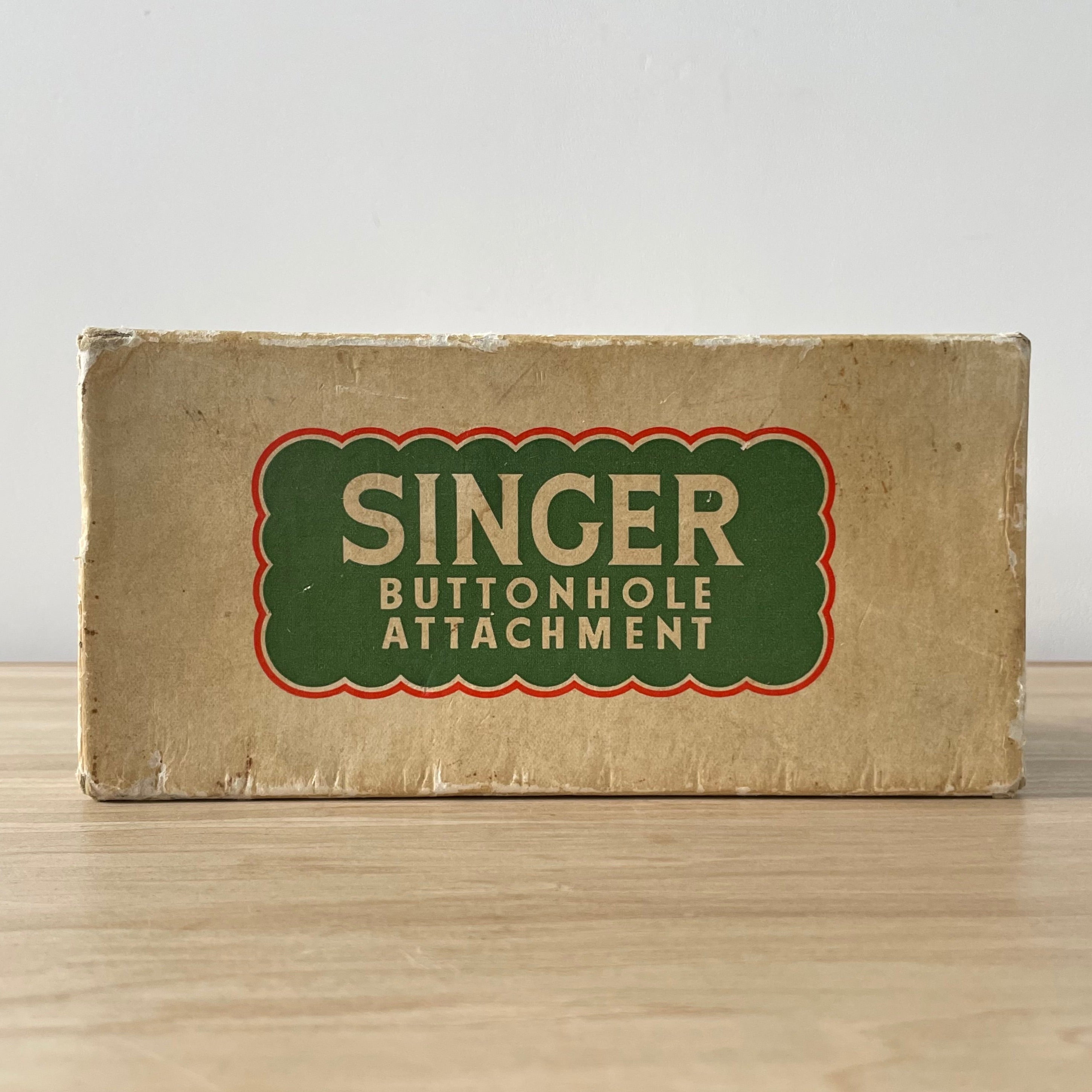 Singer Buttonhole Attachment No. 86662 – Original Box &amp; Instructions – 1950s Vintage