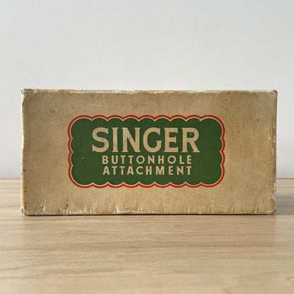 Singer Buttonhole Attachment No. 86662 – Original Box &amp; Instructions – 1950s Vintage