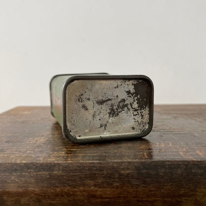 Rare Early Singer Sewing Machine Oil Can – Square Metal with Cork Stopper – c.1920s–30s