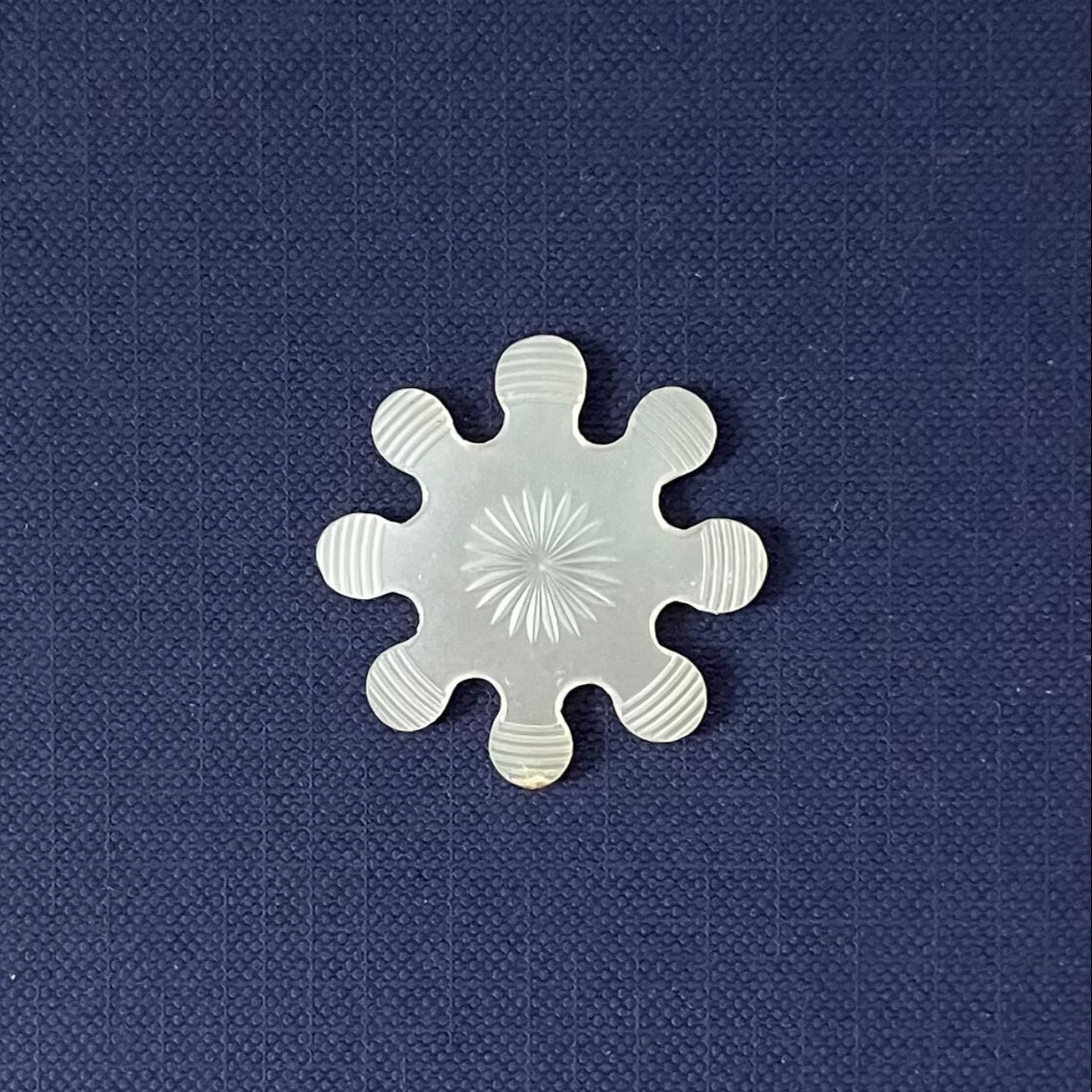 Antique Mother of Pearl Thread Winder – Radiating Sunburst Centre c.1850-1880s