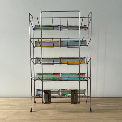 Vintage 11970s Wrigley’s Chewing Gum Shop Display Rack – Metal Counter Stand