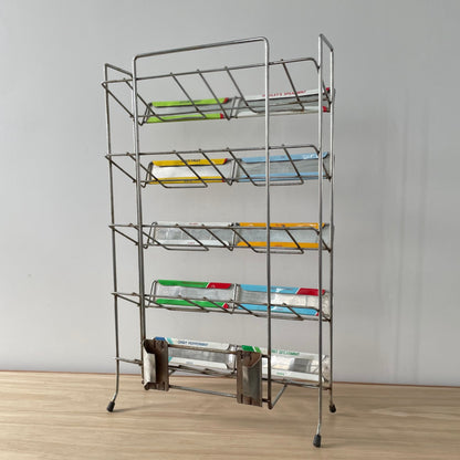 Vintage 11970s Wrigley’s Chewing Gum Shop Display Rack – Metal Counter Stand