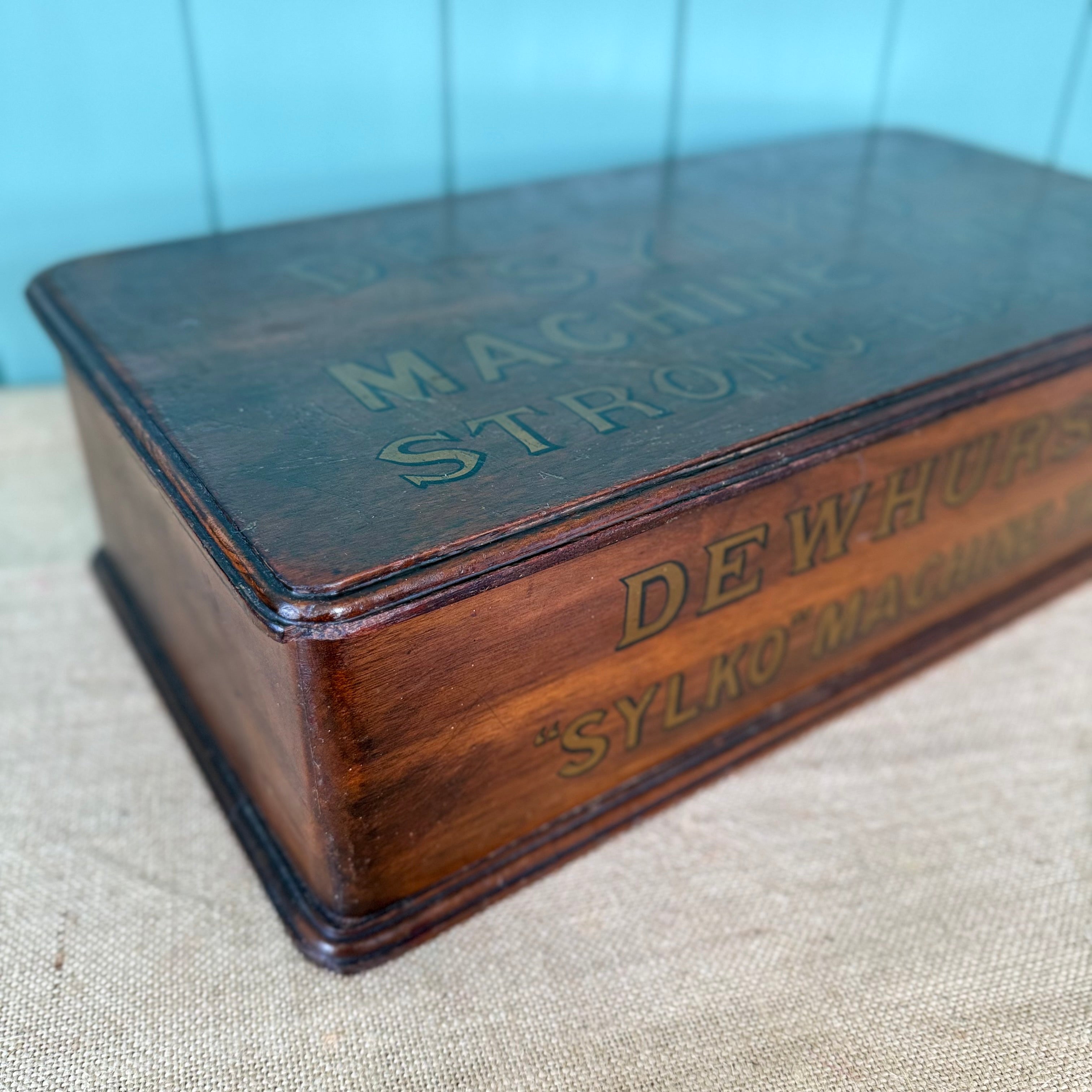 Antique Dewhurst’s Sylko Haberdashery Counter Display Cabinet