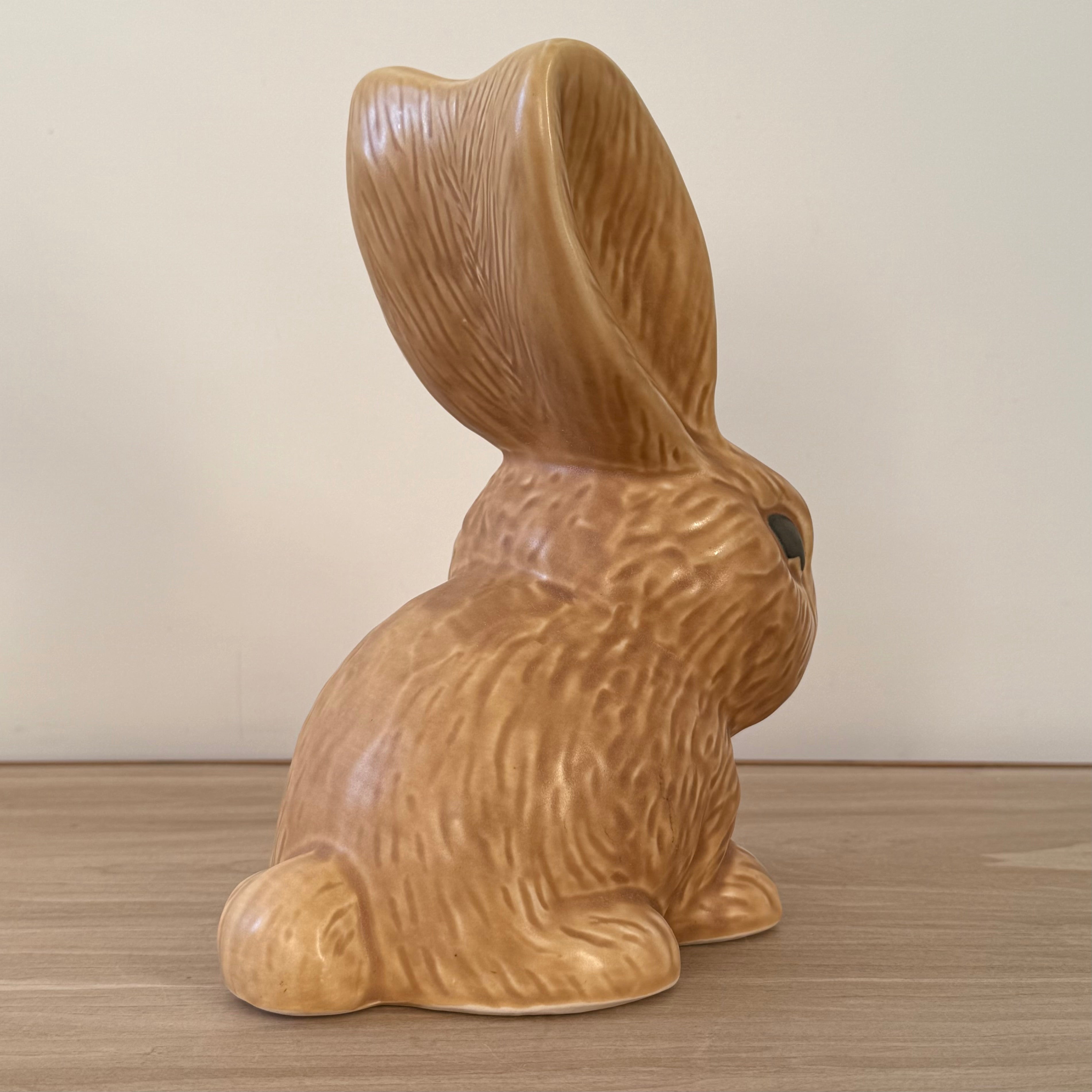 Large Sylvac Brown Rabbit Model 1028 Vintage Pottery Figure