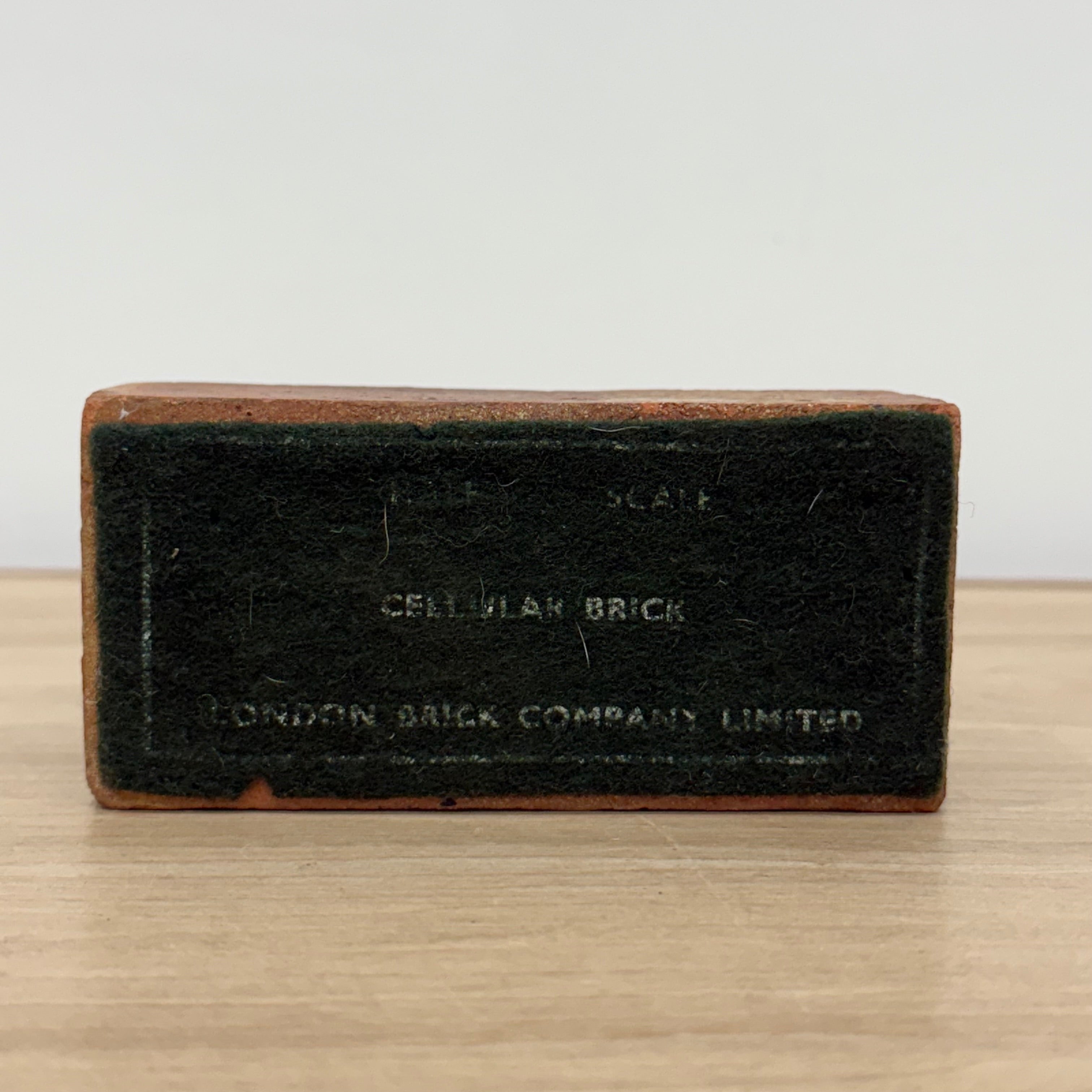 Vintage London Brick Company Cellular Brick Half Scale Sample