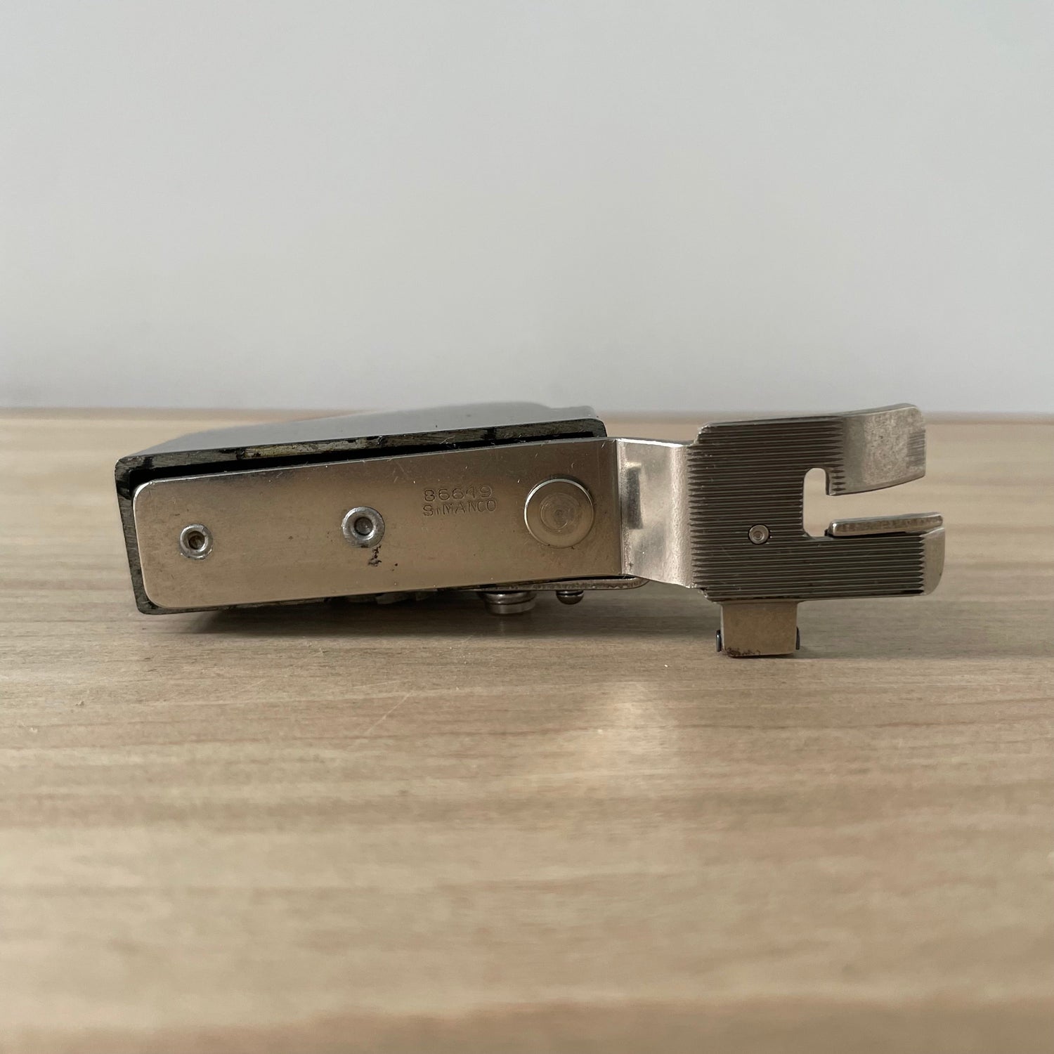 Singer Blind Stitch Attachment 86649 with Box &amp; Manual 221/222K - 1950s