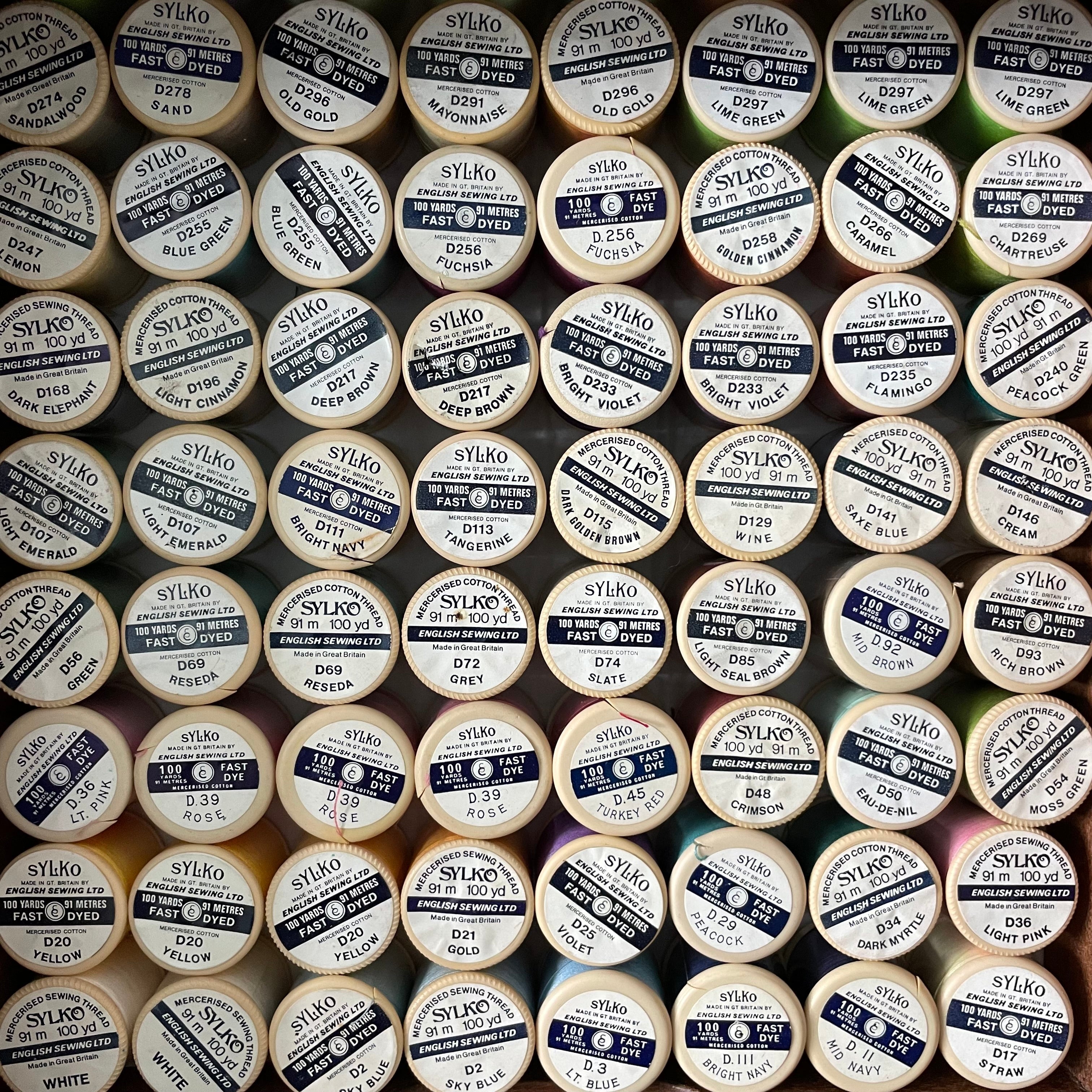 Dewhurst Sylko Thread - Plastic Reels - Unpierced D1-250