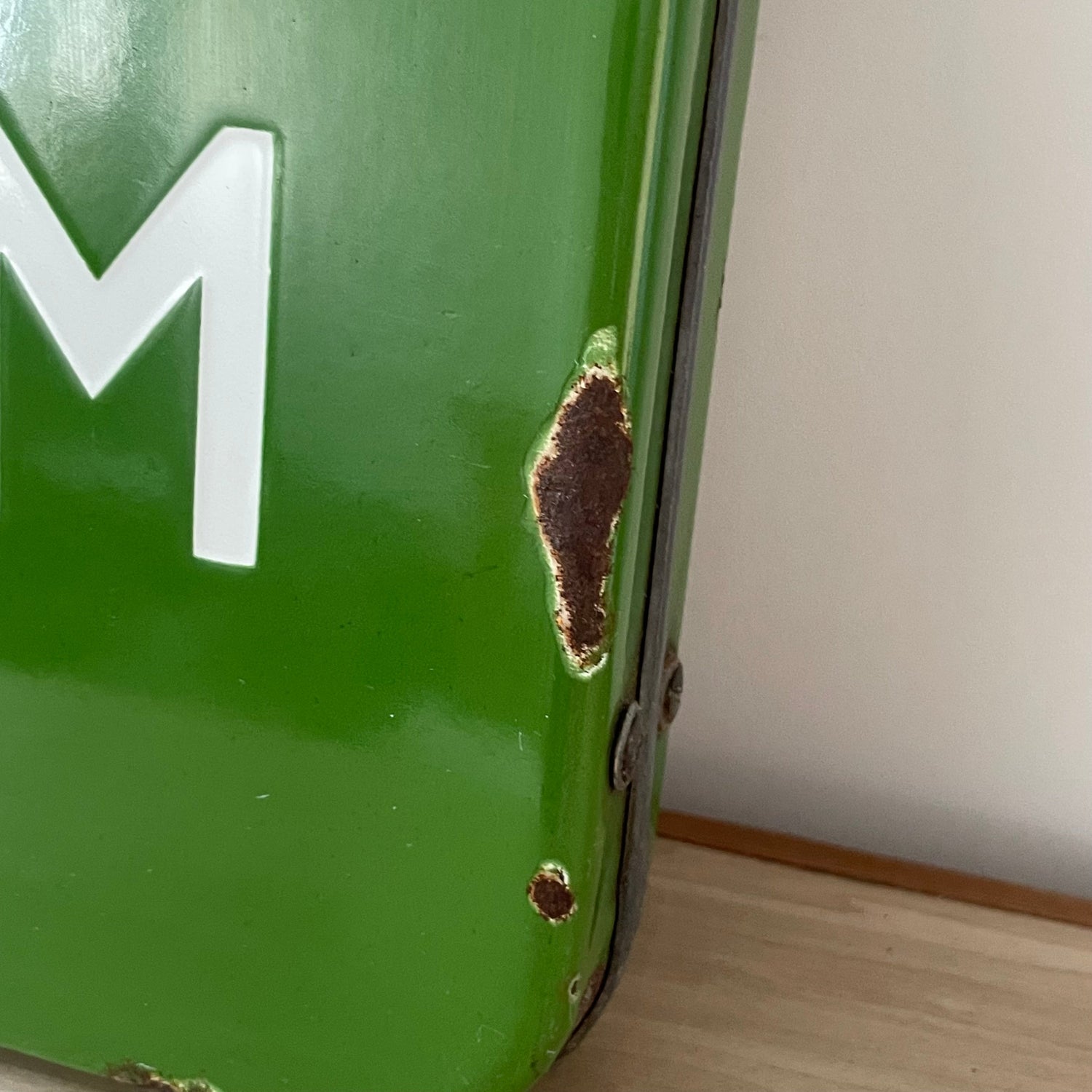 Vintage British Railway Enamel Sign – &quot;WAY OUT AND LADIES ROOM&quot;