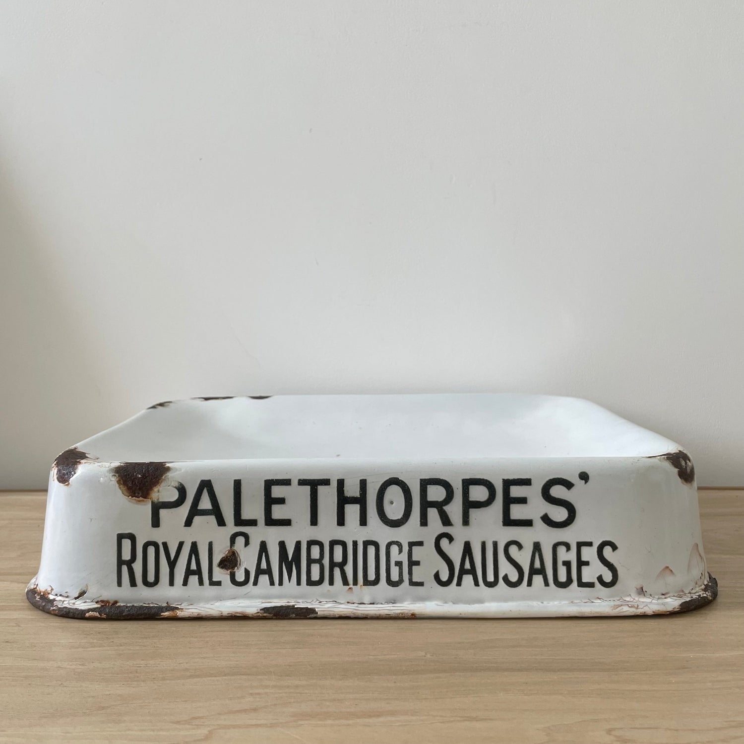 Palethorpes’ Royal Cambridge Sausages Shop Display Tray