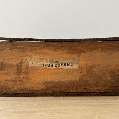 Antique Backhouse’s Ideal Chocolates Wooden Box – York, Early 1900s