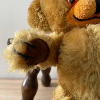Vintage Merrythought Cheeky Bear Mohair Teddy 1960s 1970s Bells in Ears Label