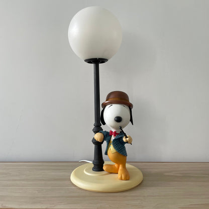 Nuova Linea Zero Snoopy Lamppost Table Lamp – 1970s Vintage Peanuts Collectible