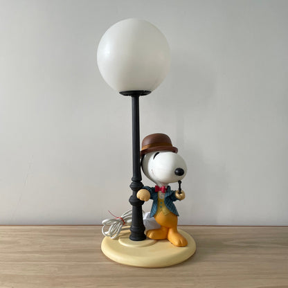 Nuova Linea Zero Snoopy Lamppost Table Lamp – 1970s Vintage Peanuts Collectible