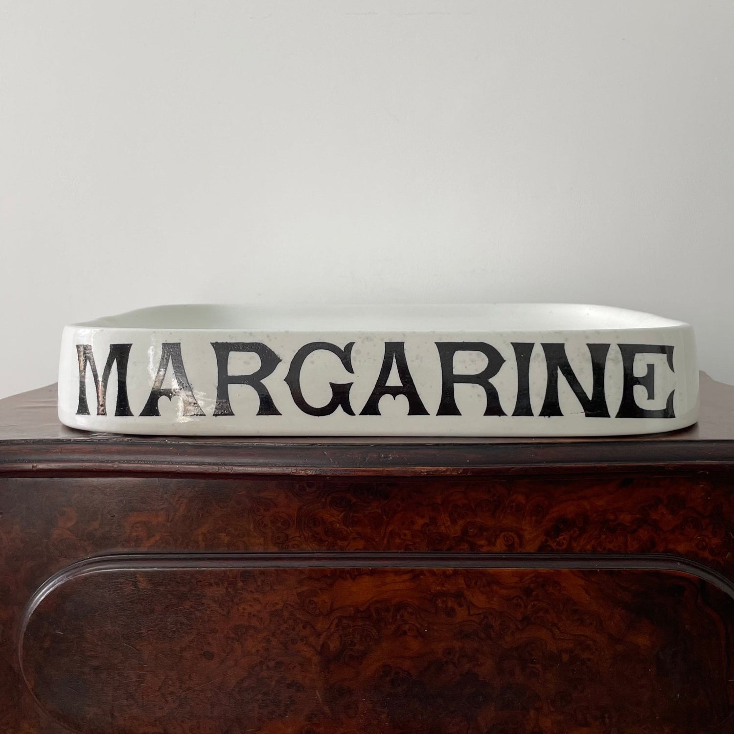 Antique Ironstone Margarine Slab – Berry &amp; Warmington Liverpool c.1920s