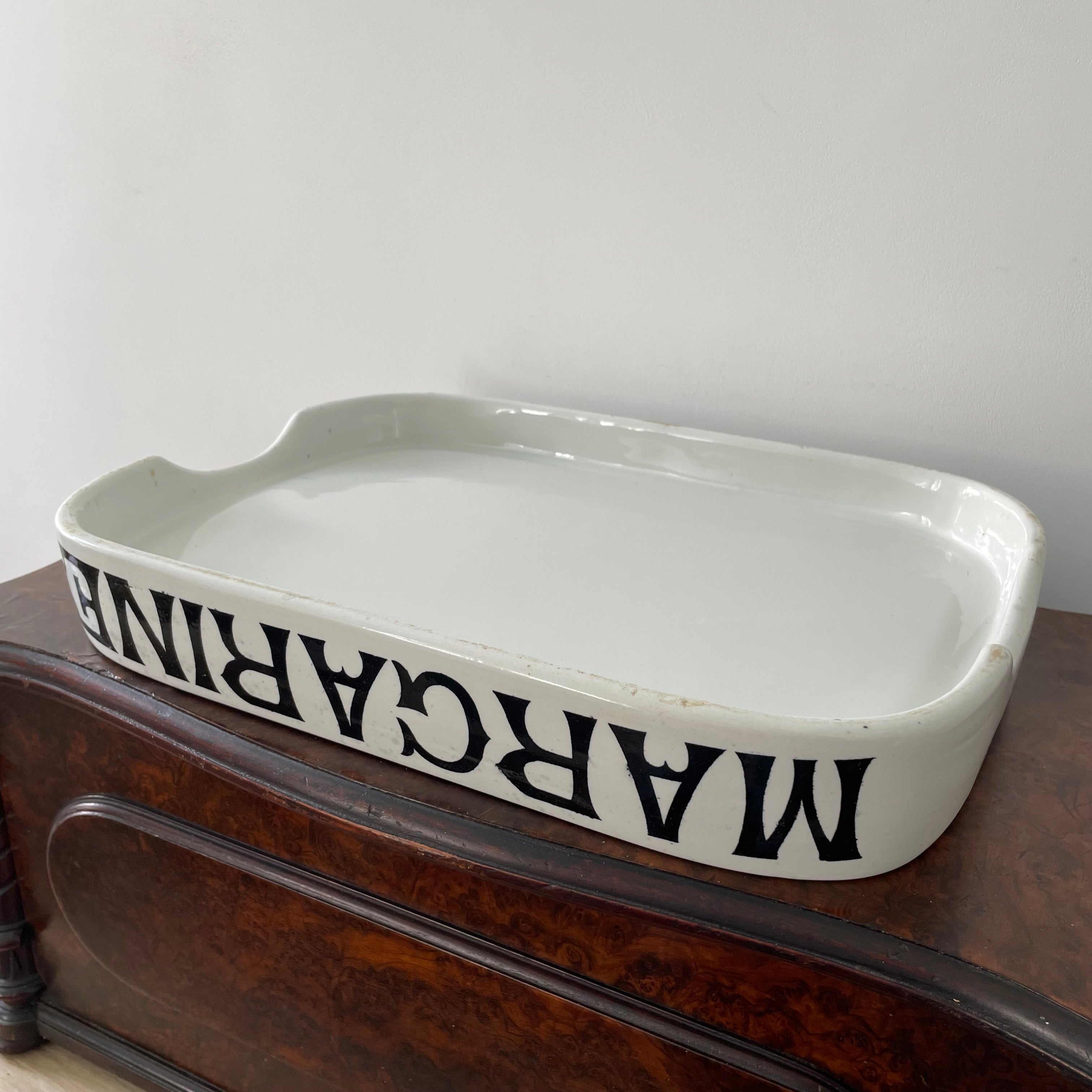 Antique Ironstone Margarine Slab – Berry &amp; Warmington Liverpool c.1920s