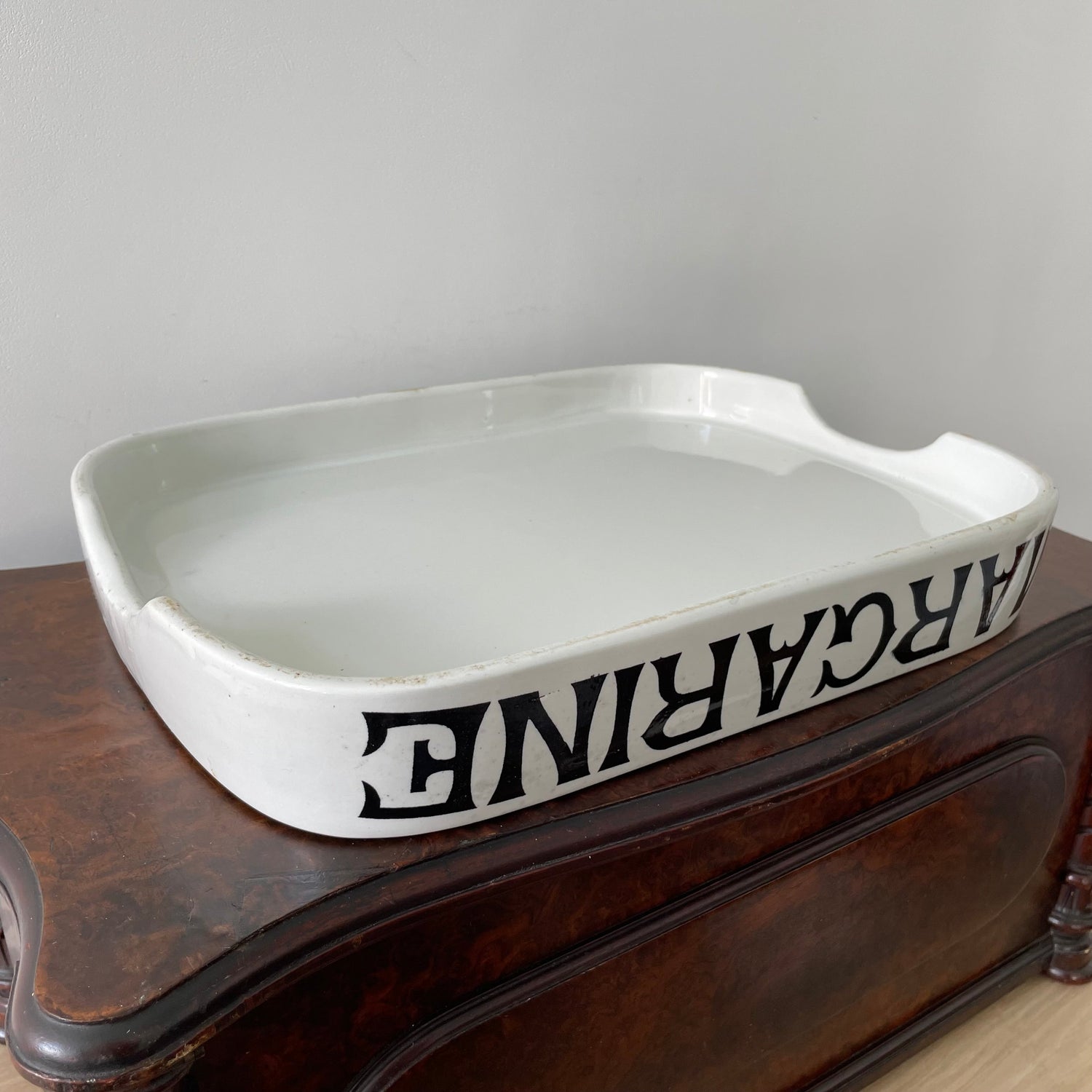 Antique Ironstone Margarine Slab – Berry &amp; Warmington Liverpool c.1920s