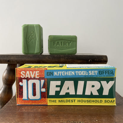 Vintage Fairy Household Soap - Pure Soap Two 5 3/4oz Bars - New Old Stock