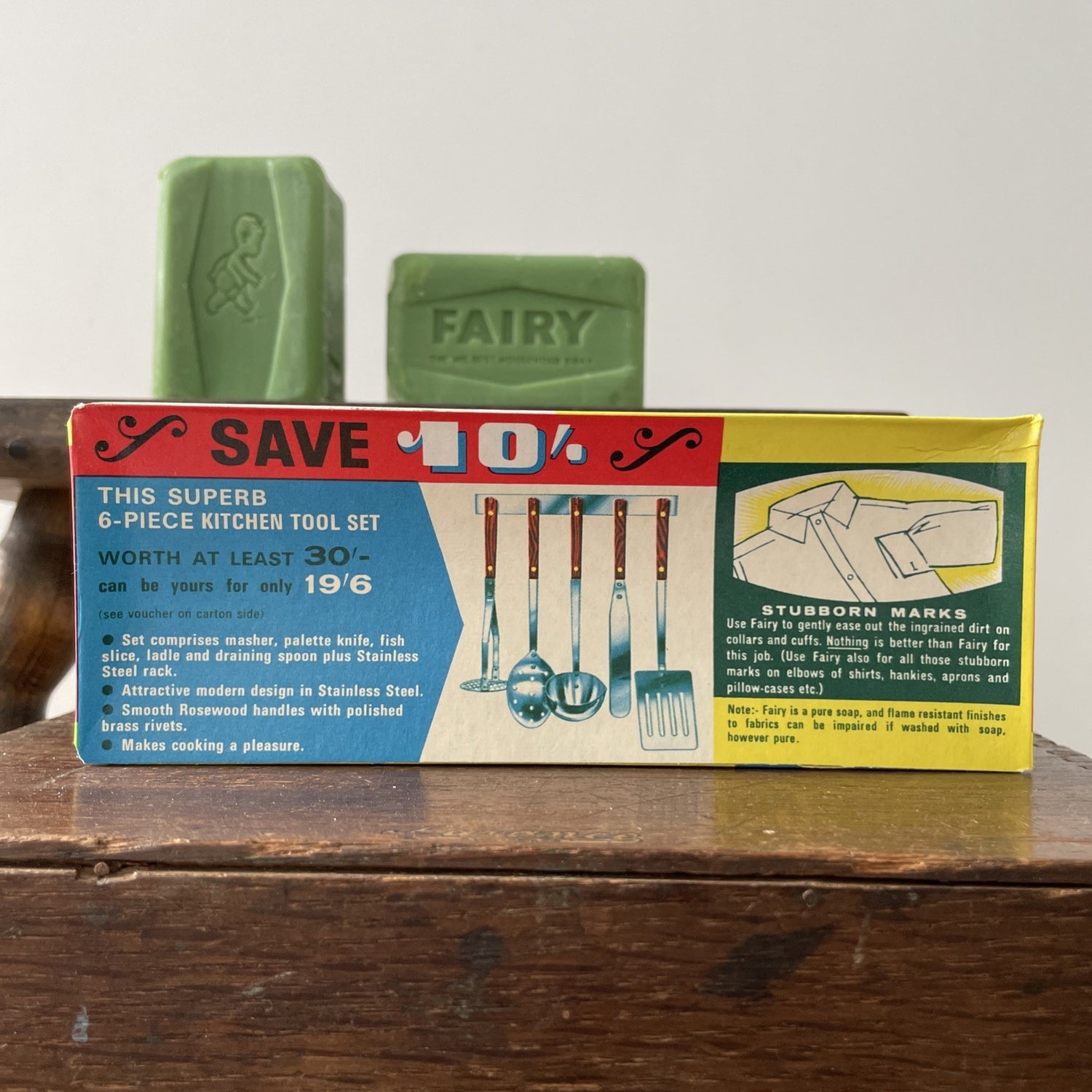 Vintage Fairy Household Soap - Pure Soap Two 5 3/4oz Bars - New Old Stock