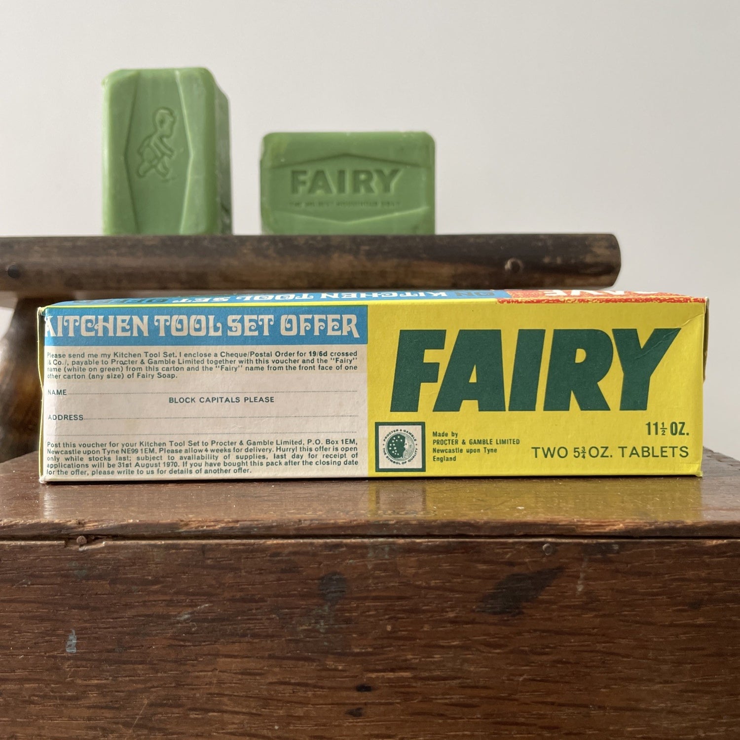 Vintage Fairy Household Soap - Pure Soap Two 5 3/4oz Bars - New Old Stock