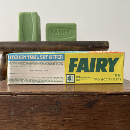 Vintage Fairy Household Soap - Pure Soap Two 5 3/4oz Bars - New Old Stock