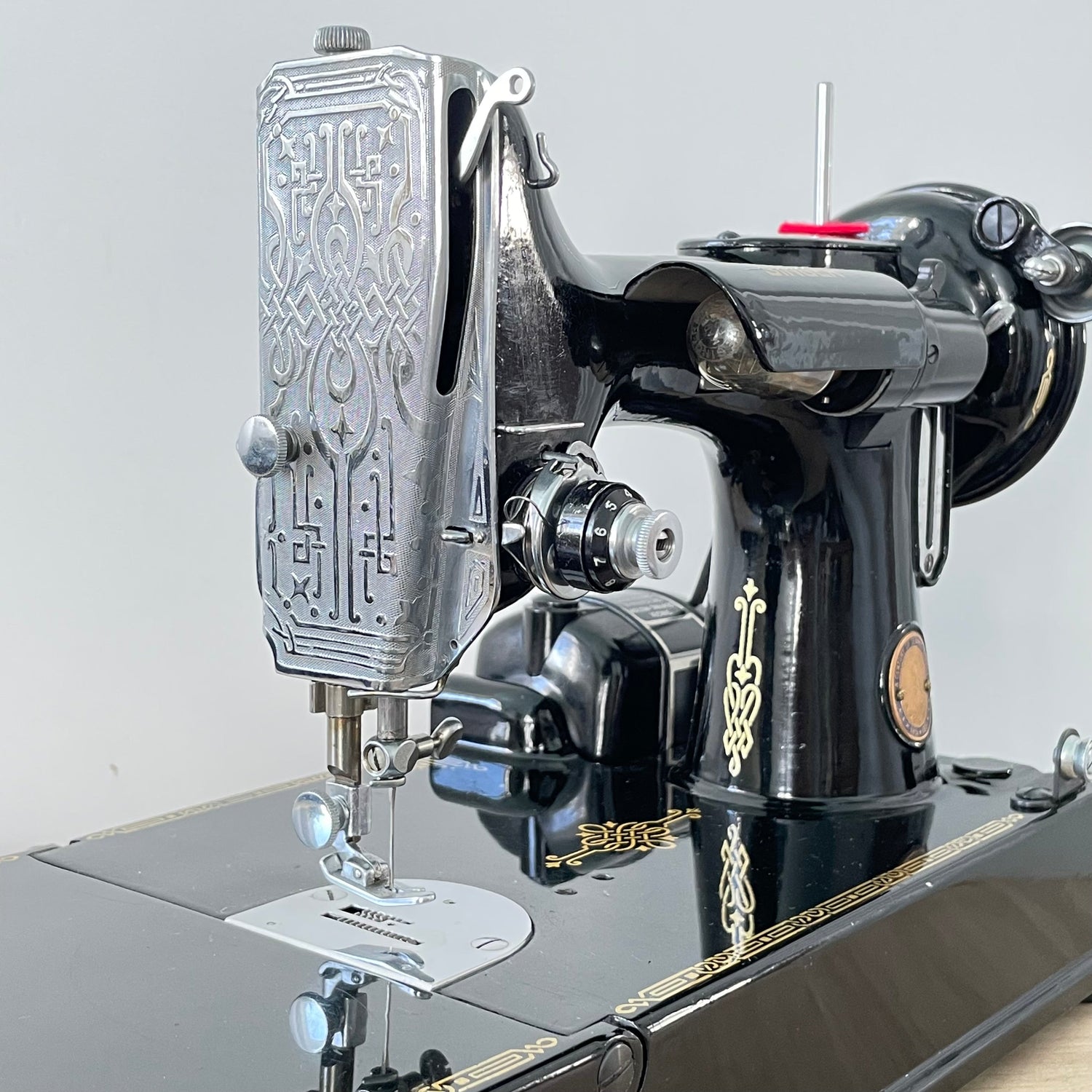 Singer 221K Featherweight Sewing Machine – 1951 Centennial Edition – With Case &amp; Accessories