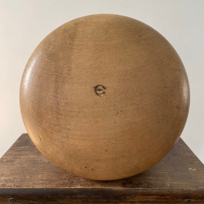 Antique Wooden Milliner’s Hat Block – Dome Form – Early 20th Century
