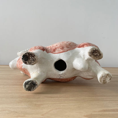 Original Antique Staffordshire Pottery Ram Figure – Butcher’s Shop Window Display c.1910