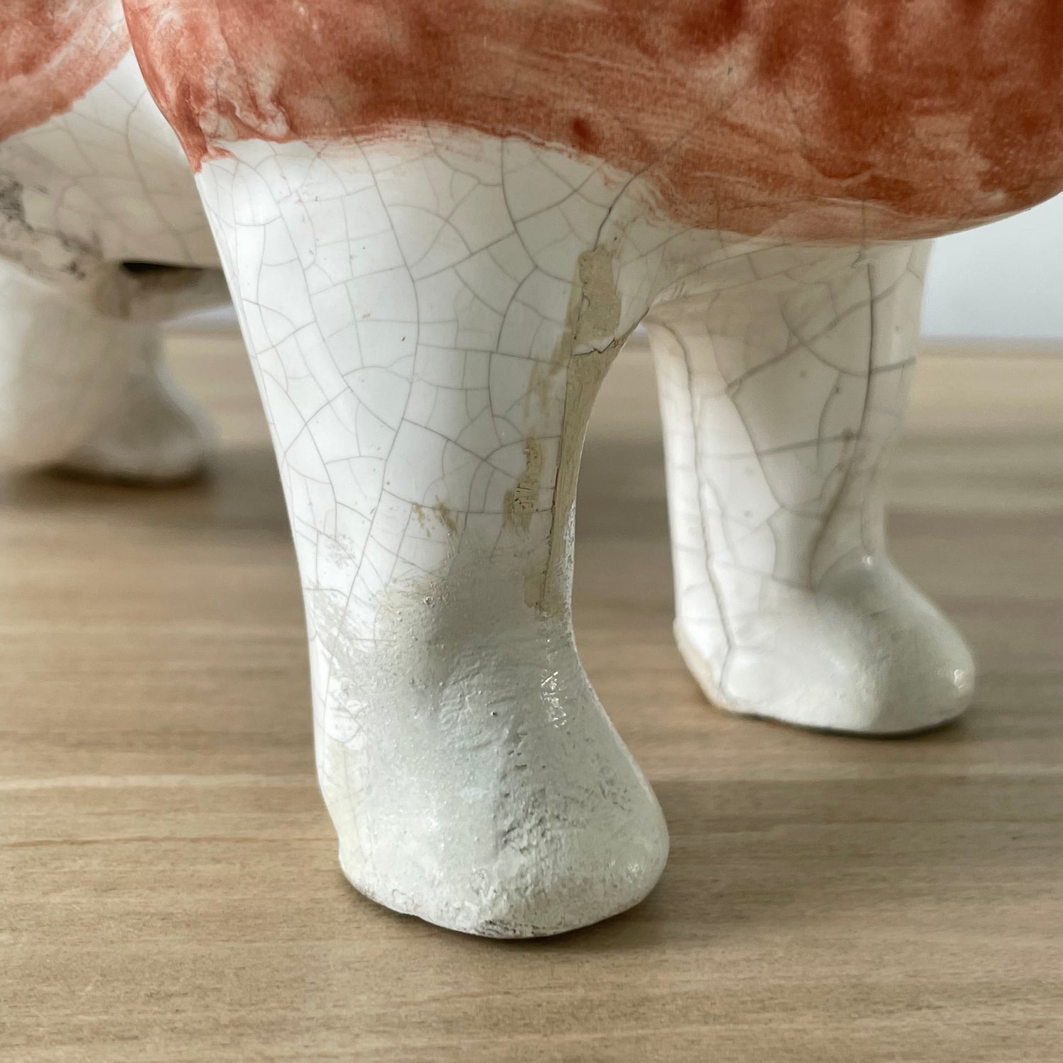 Original Antique Staffordshire Pottery Ram Figure – Butcher’s Shop Window Display c.1910