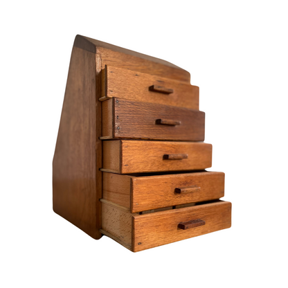 Vintage Flora Macdonald Needle Display Cabinet Abel Morrall Haberdashery Drawers