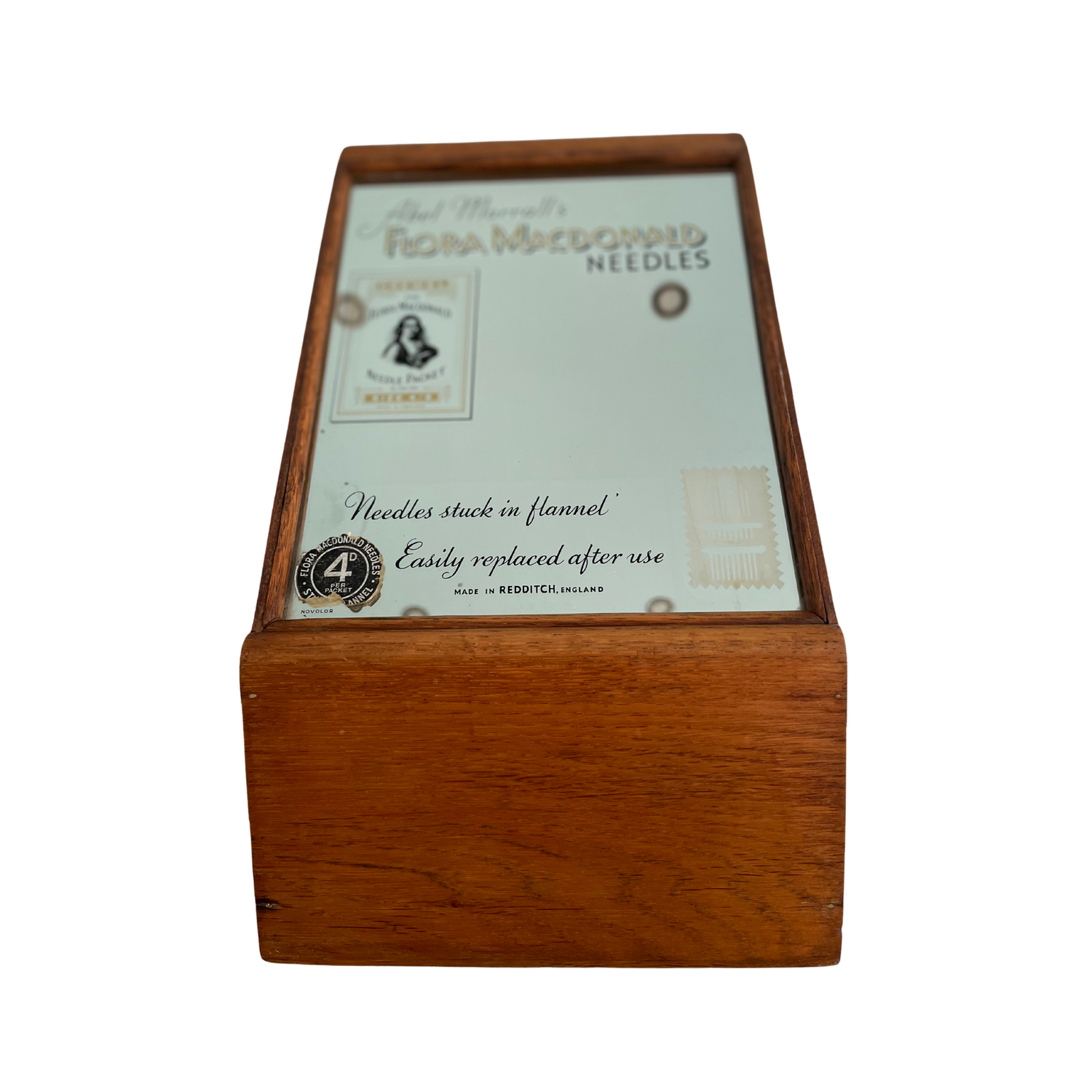 Vintage Flora Macdonald Needle Display Cabinet Abel Morrall Haberdashery Drawers