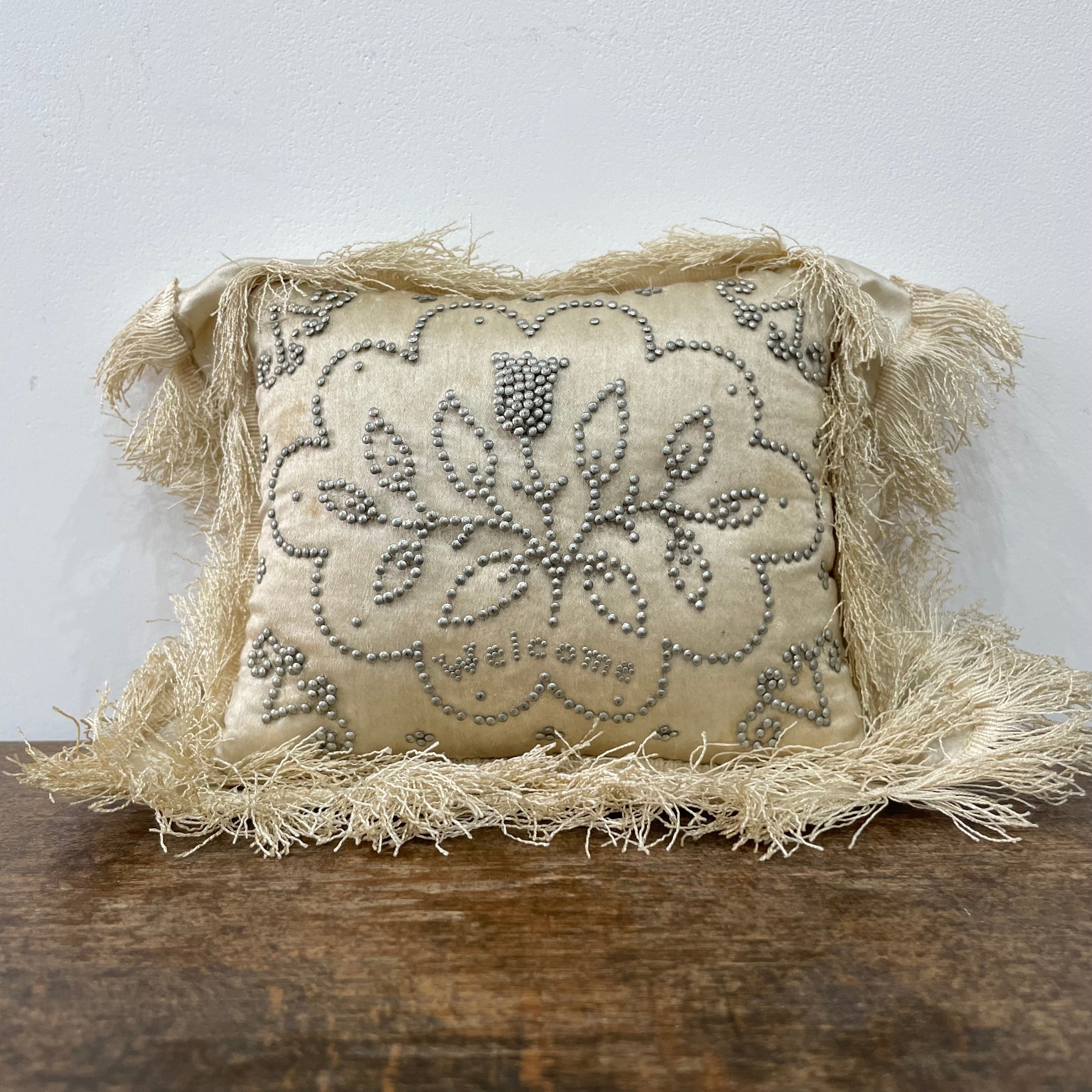 Antique Cream Silk Layette &