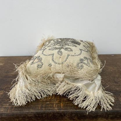 Antique Cream Silk Layette &