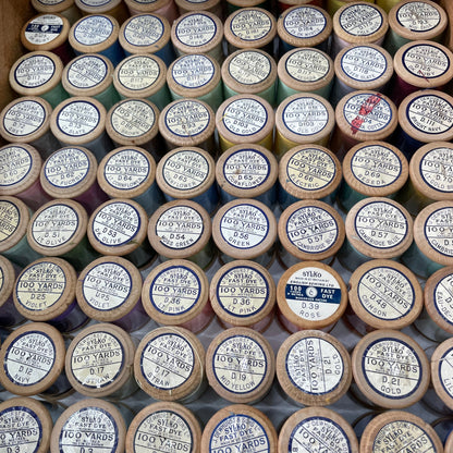 Dewhurst Sylko Thread - Wooden Reels - Unpierced D251 - 500