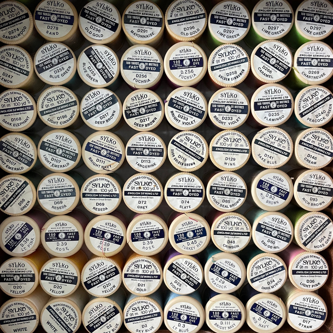 Dewhurst Sylko Thread - Plastic Reels - Unpierced D251-500