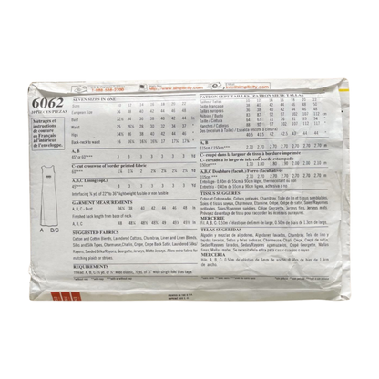 New Look 6062 Womens Size 18-20 Dress FF