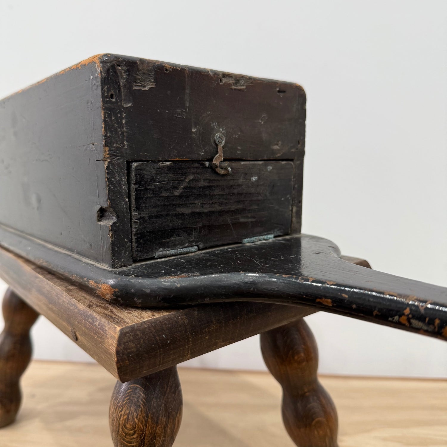 Antique L&amp;Y Railway Co. Bury Branch Orphanage Fund Wooden Collection Box