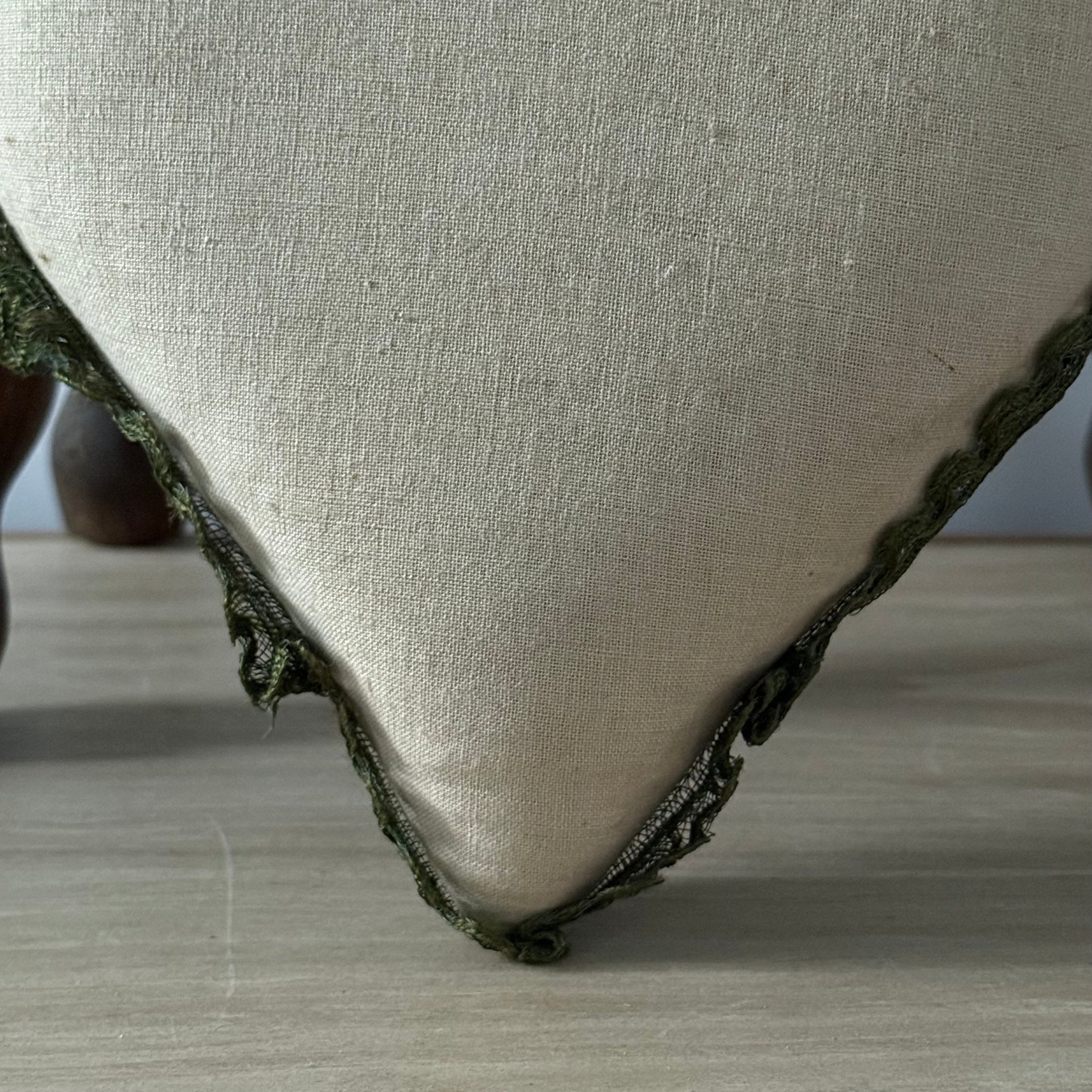 WW1 Bedfordshire Regiment Sweetheart Pincushion Beaded Heart Patriotic Textile