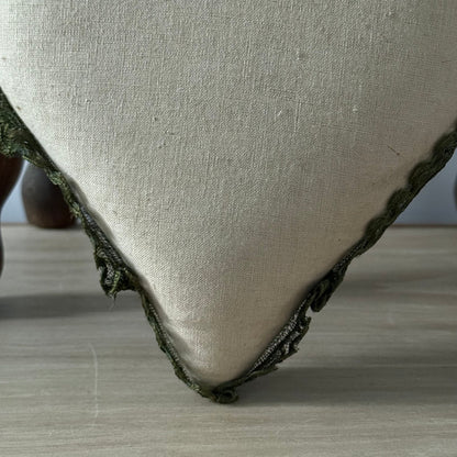 WW1 Bedfordshire Regiment Sweetheart Pincushion Beaded Heart Patriotic Textile