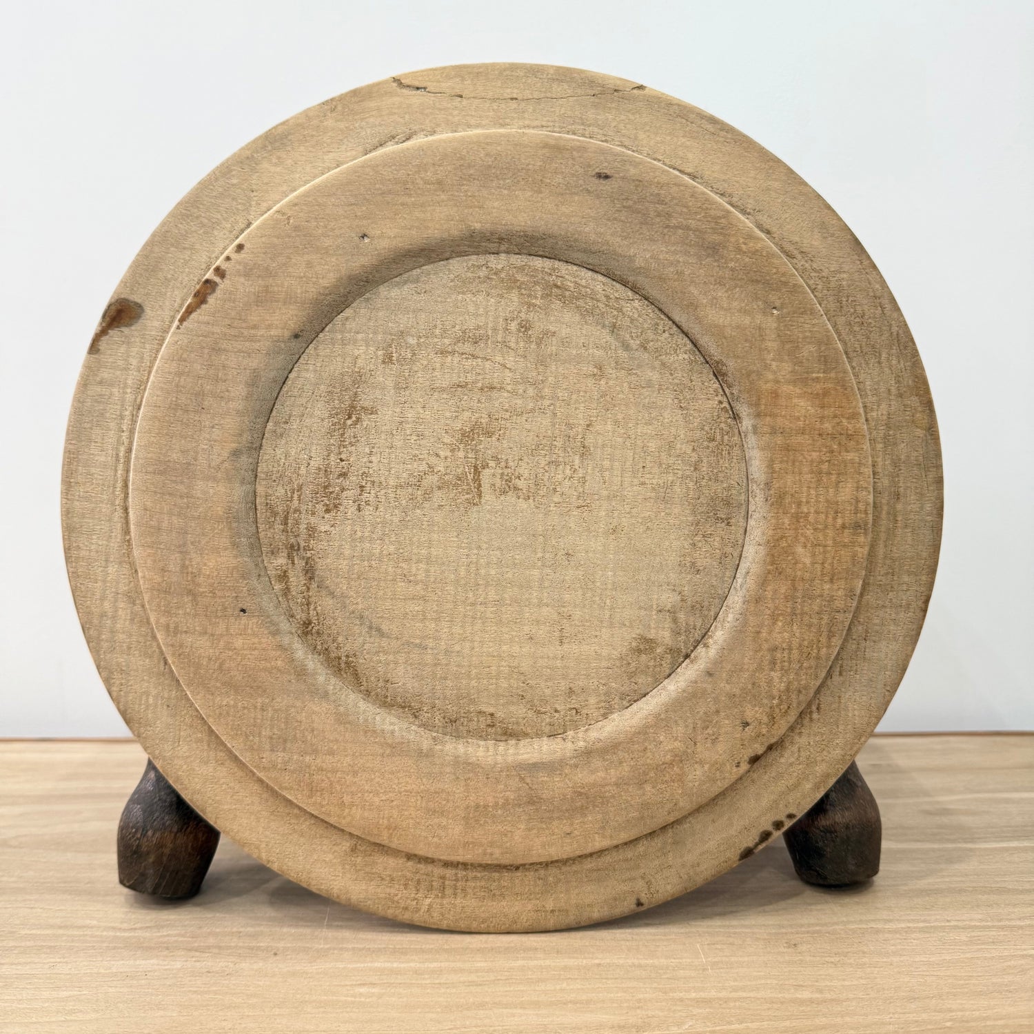 Carved Wooden Breadboard with Wheat &amp; Barley Design