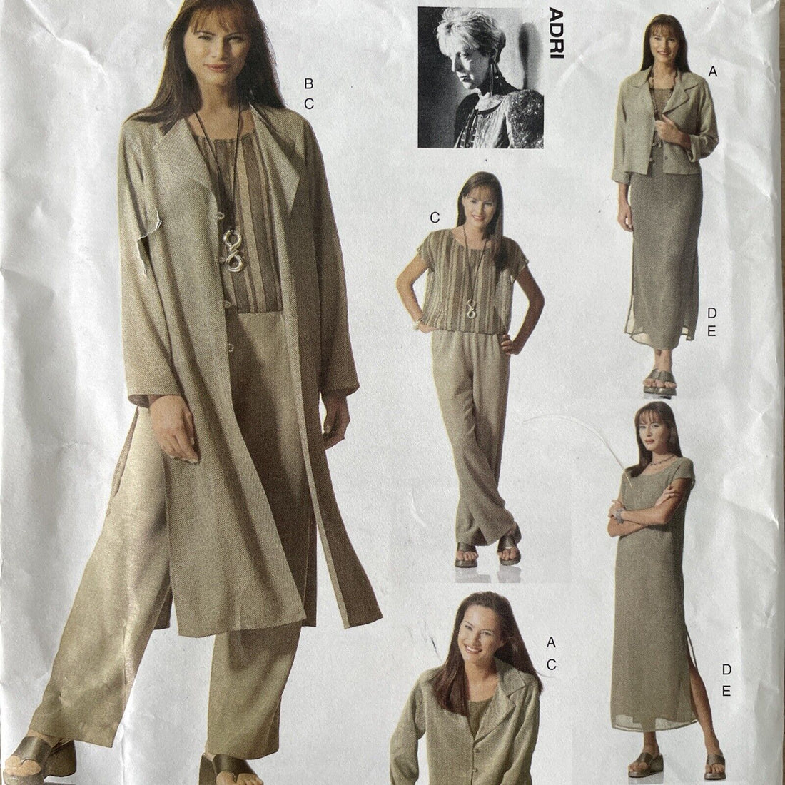 Vogue 2148 Womens Size 12-16 Dress Jacket Top Trousers