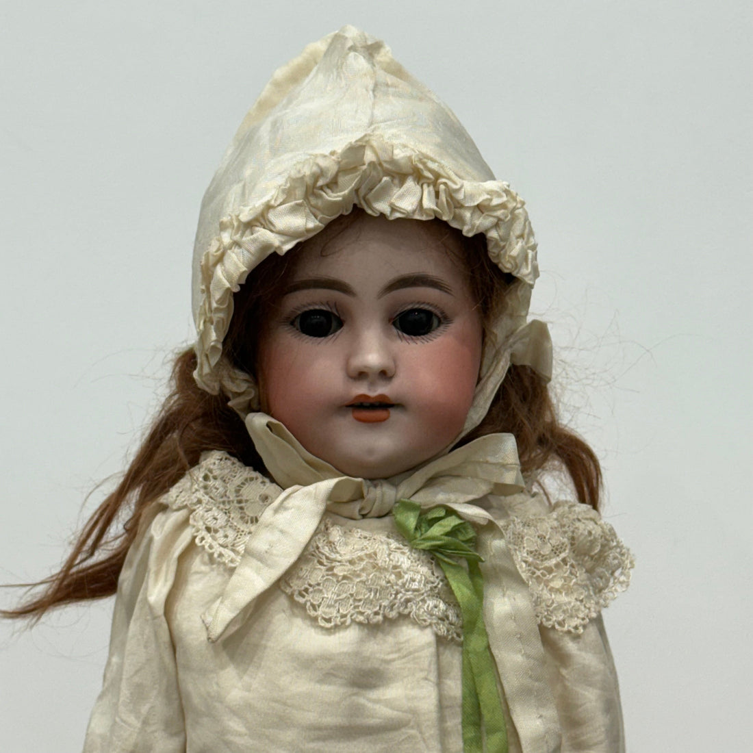 Antique Armand Marseille Bisque Head Doll with Kid Leather Body – Early 20th Century